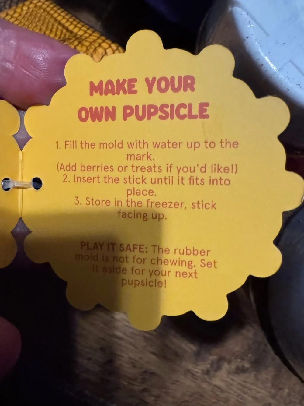 Bark Box Super Chewer Pupsicle dog Freezer Treat maker NEW M-L Tough Chewer kit